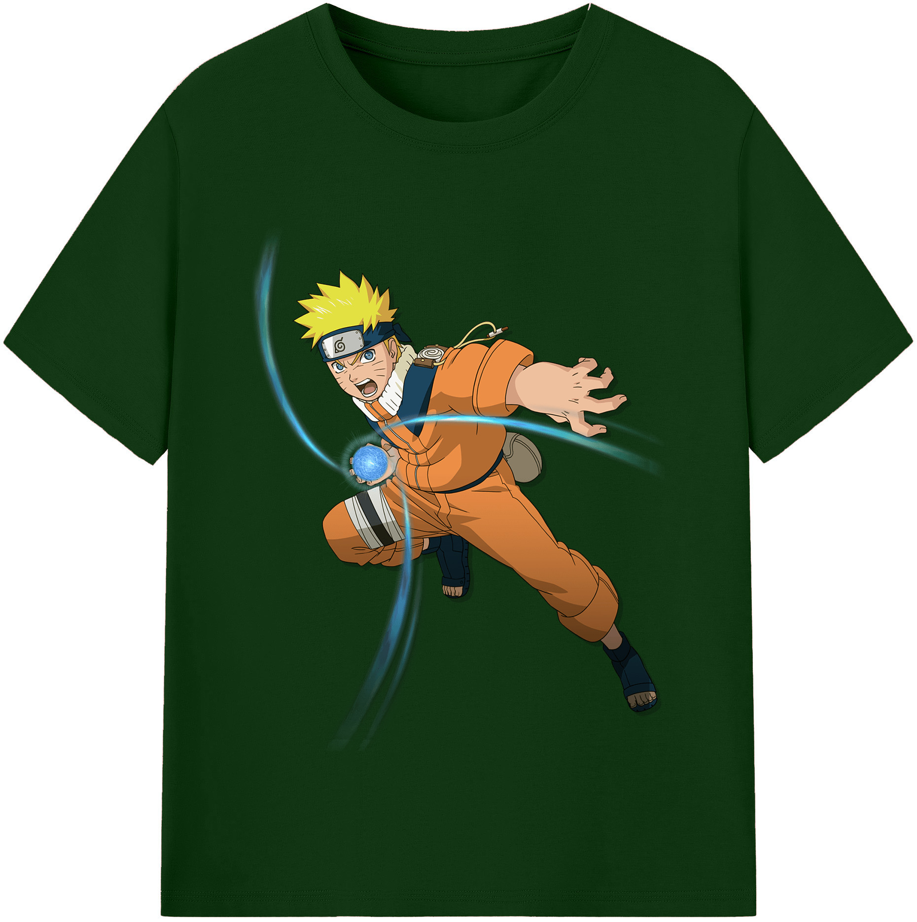 （画像用） NARUTO -ナルト- うずまき ナルト Uzumaki Naruto 綿100％半袖Tシャツ（フロントプリント）
